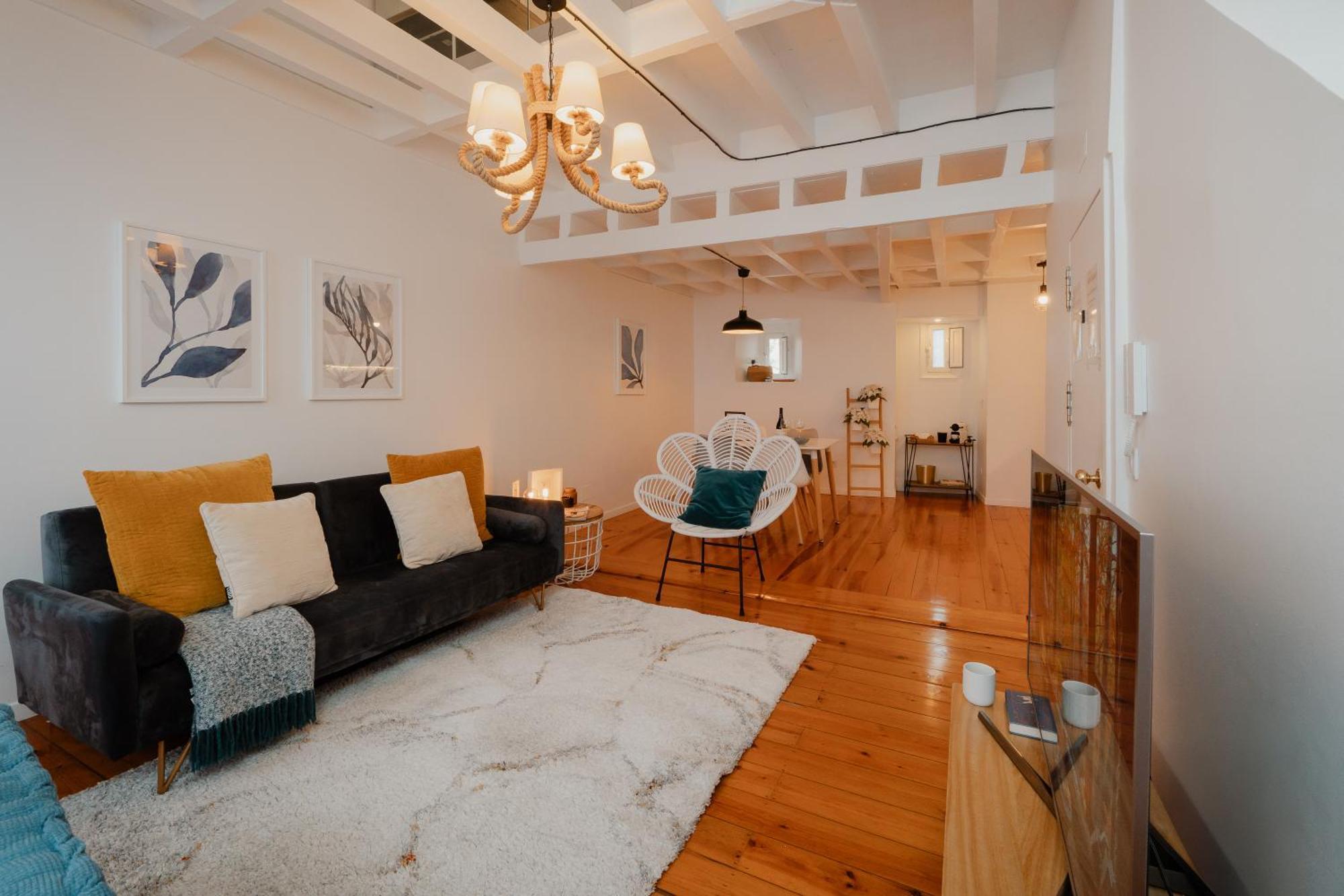 Stylish Getaway In A Mezzanine Flat By The Castle Apartman Lisboa Kültér fotó